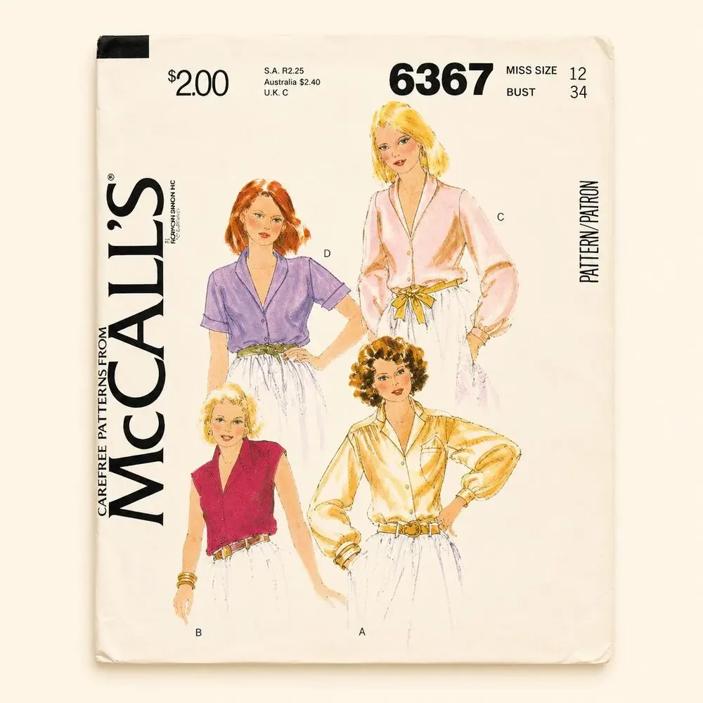 McCalls Vintage Patterns Dresses Pants Blouse Tops Lot of 9
